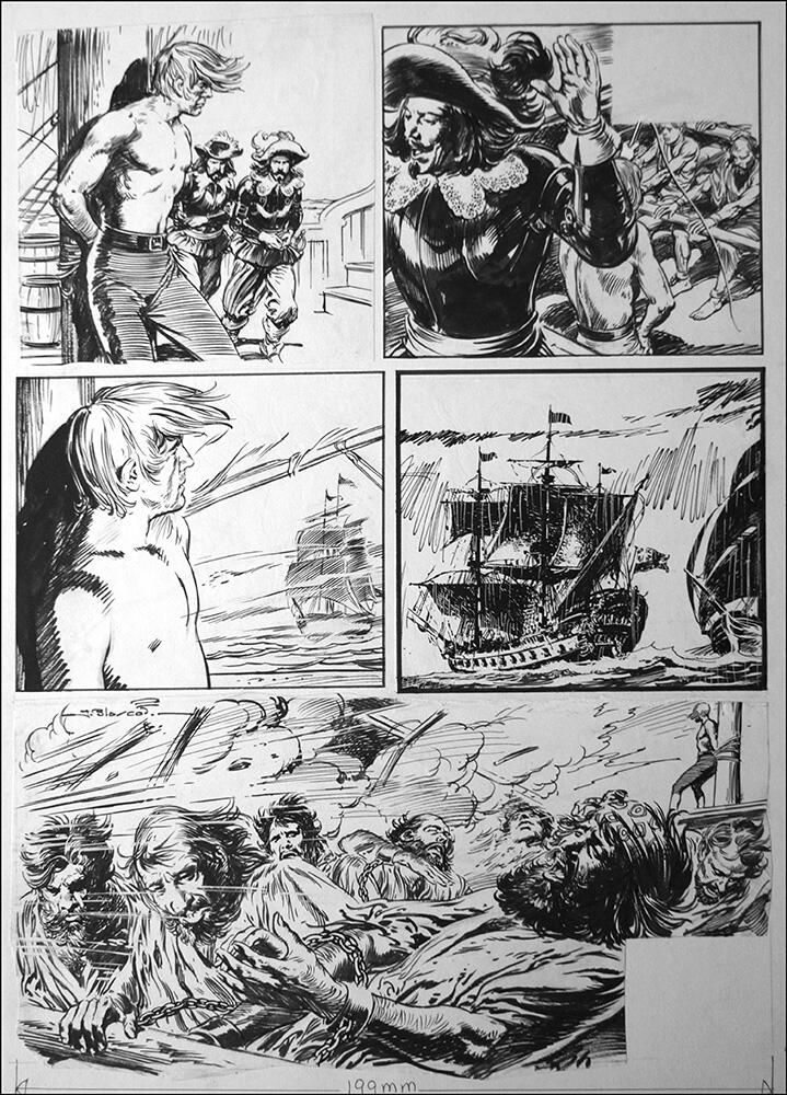 Second page of episode art by Jesus Blasco