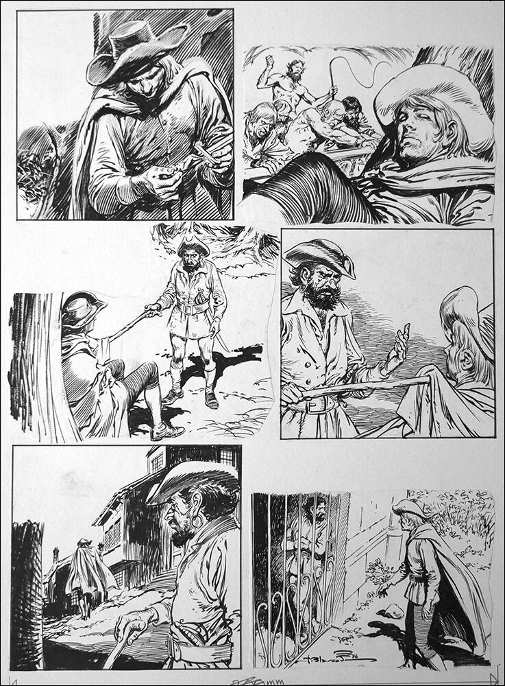 Second page of episode art by Jesus Blasco