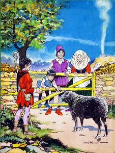 Return of the Lost Sheep art by Jesus Blasco
