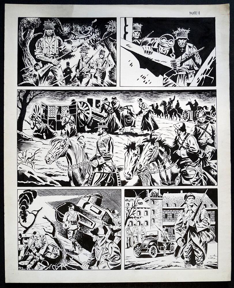 On The Front Line art by 20th Century unidentified artist