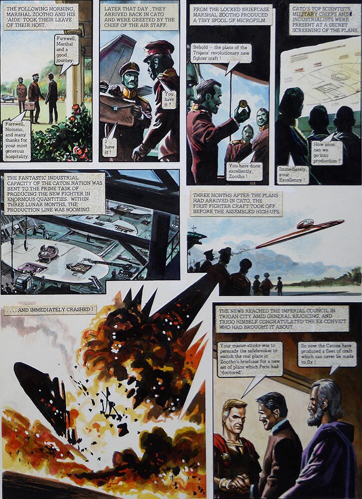 Right Hand Page art by Oliver Frey