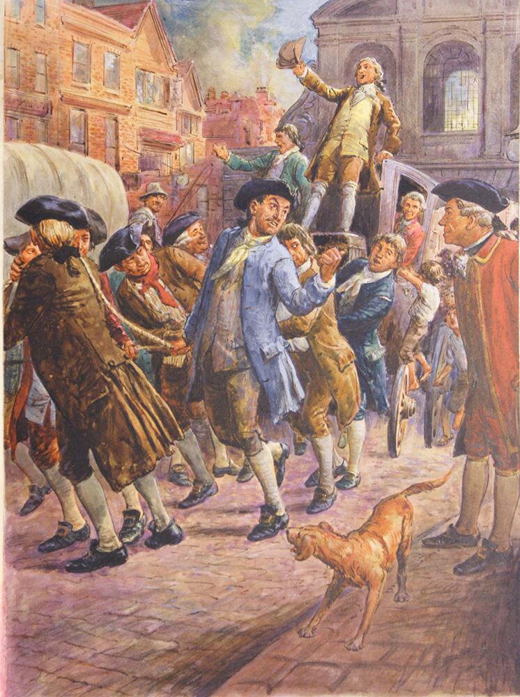 George Grenville Celebration art by Cecil Doughty