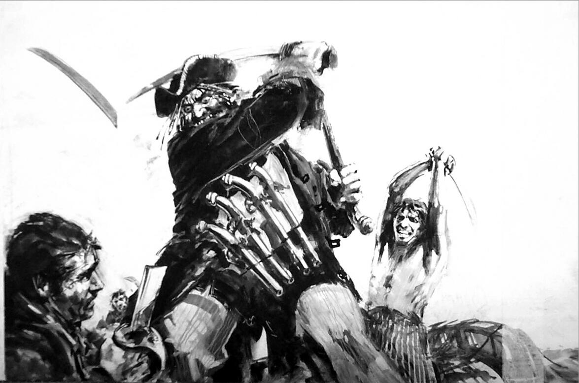 Blackbeard the Pirate (Edward Teach) art by Graham Coton