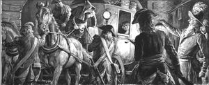 The Capture of King Louis XVI art by Cecil Doughty