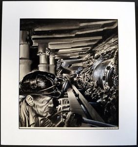 Power From Under The Ground art by Wilf Hardy
