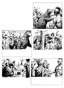 The Last of the Mohicans 22 art by Cecil Doughty