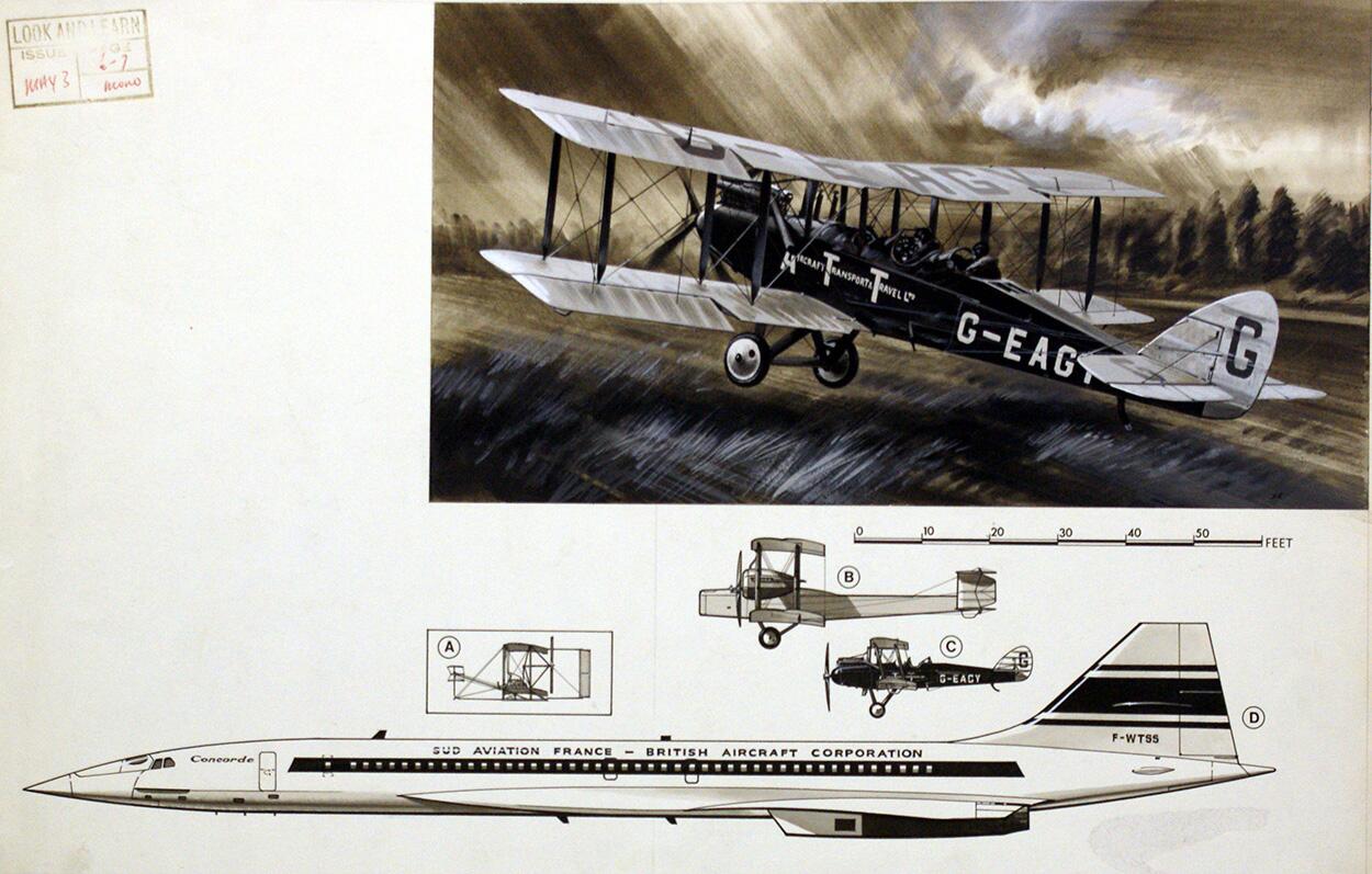 Concorde - Wings Over The World art by Wilf Hardy