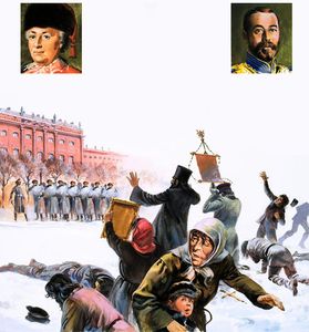 Russia 1905 Revolution art by Andrew Howat
