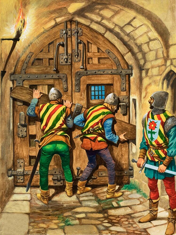 Barring The Town Gate art by Peter Jackson