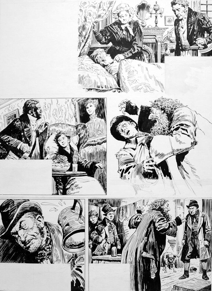 Oliver Twist - Oliver Gets Taken In art by Bill Lacey