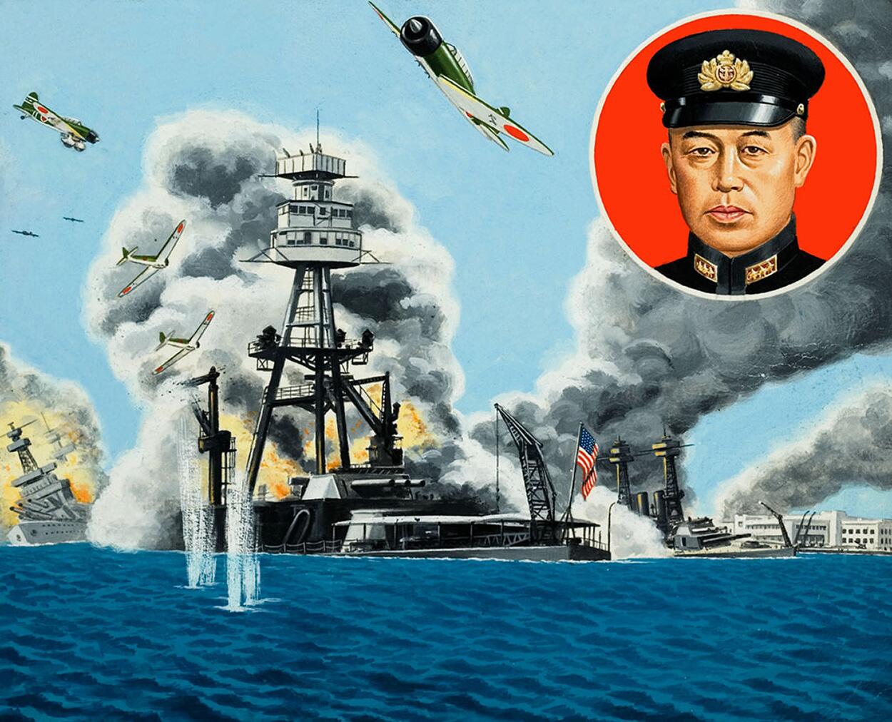 Pearl Harbour art by John Keay
