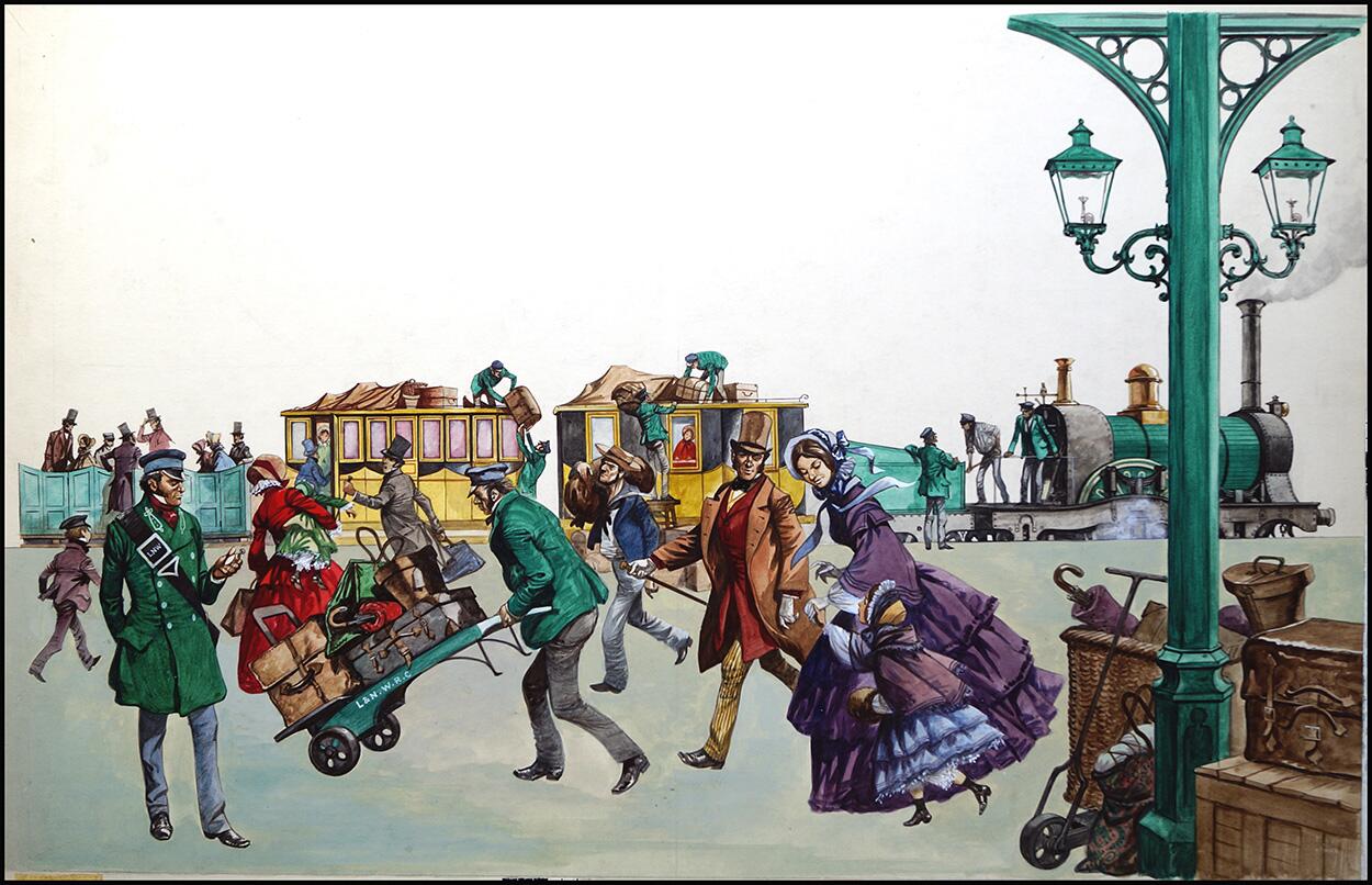 The Romance of the Rails art by Peter Jackson