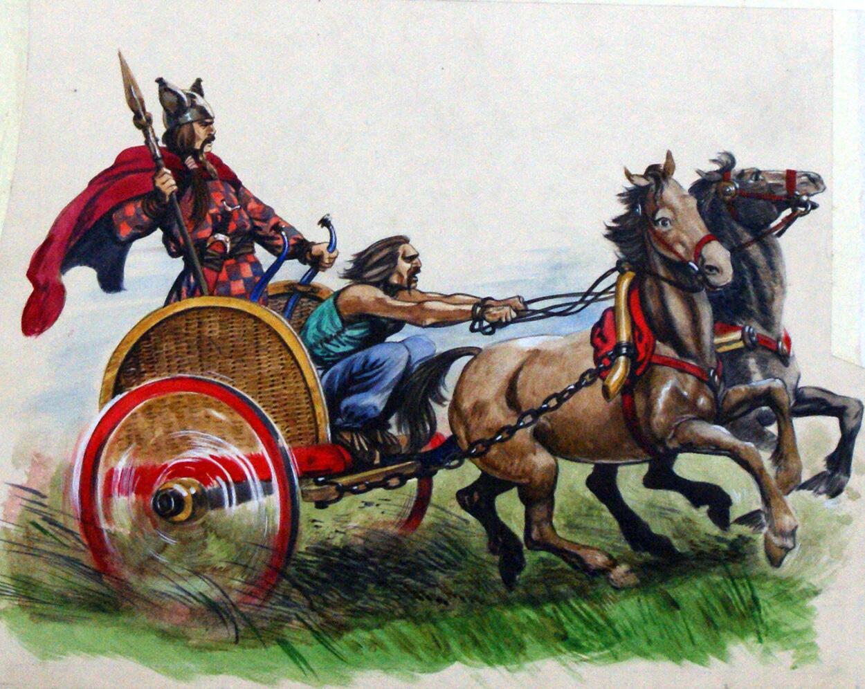 A Celtic Chariot art by Peter Jackson
