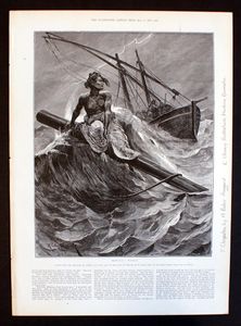 Cleopatra: A Great Wave art by Richard Caton Woodville Jr