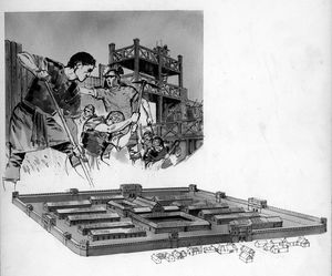 Building a Roman Camp art by Angus McBride