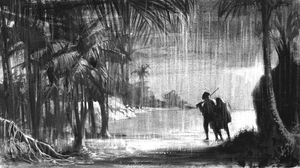 Disaster In Darien 1 art by Ralph Bruce