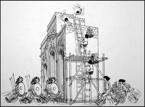 Roman Masons art by Ralph Bruce
