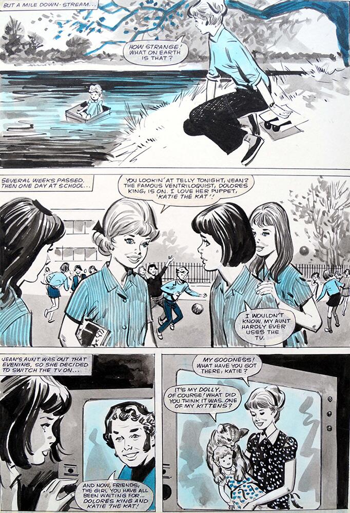 Goodbye, Dolly - Mandy Is Rescued art by Colin Merrett
