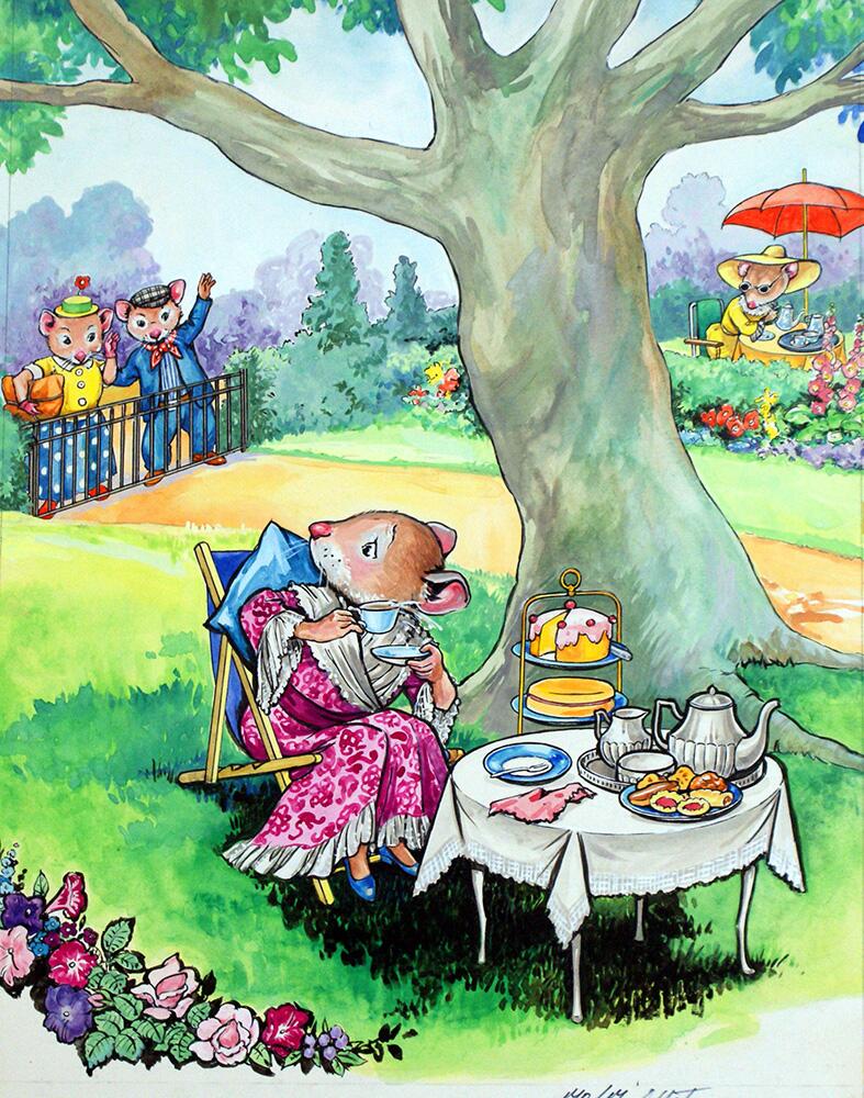 Afternoon Tea art by Philip Mendoza