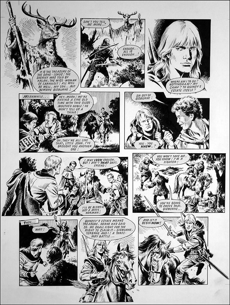 2nd page of episode art by Mike Noble