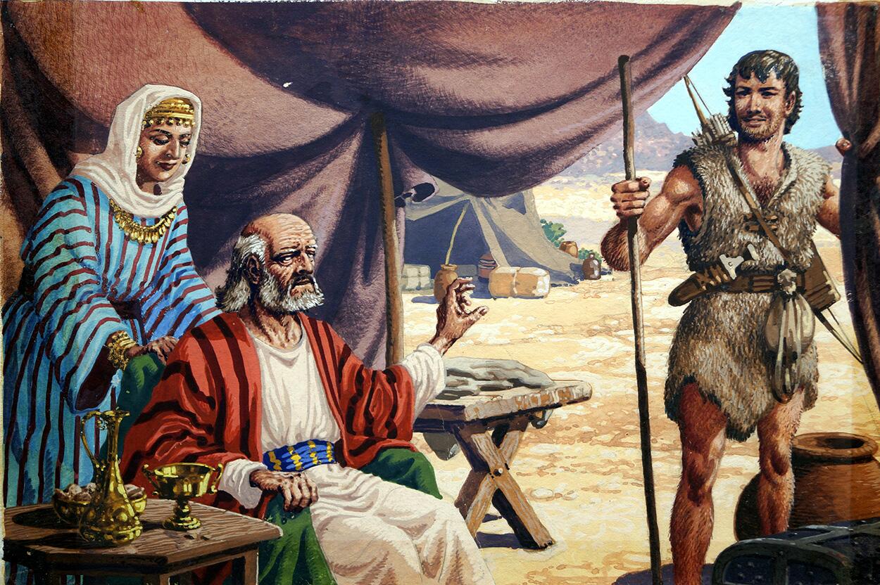 Jacob's Blessing art by Patrick Nicolle