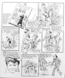 Just William - Hunted By The Reds art by Arthur Ranson