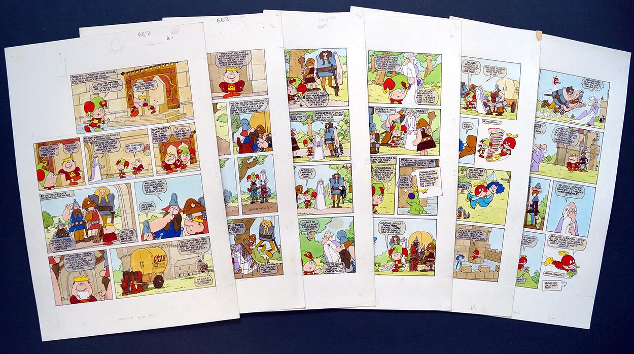 Alias The Jester - Goth, Goth, Vandal & Visigoth (SIX pages complete story) art by Arthur Ranson