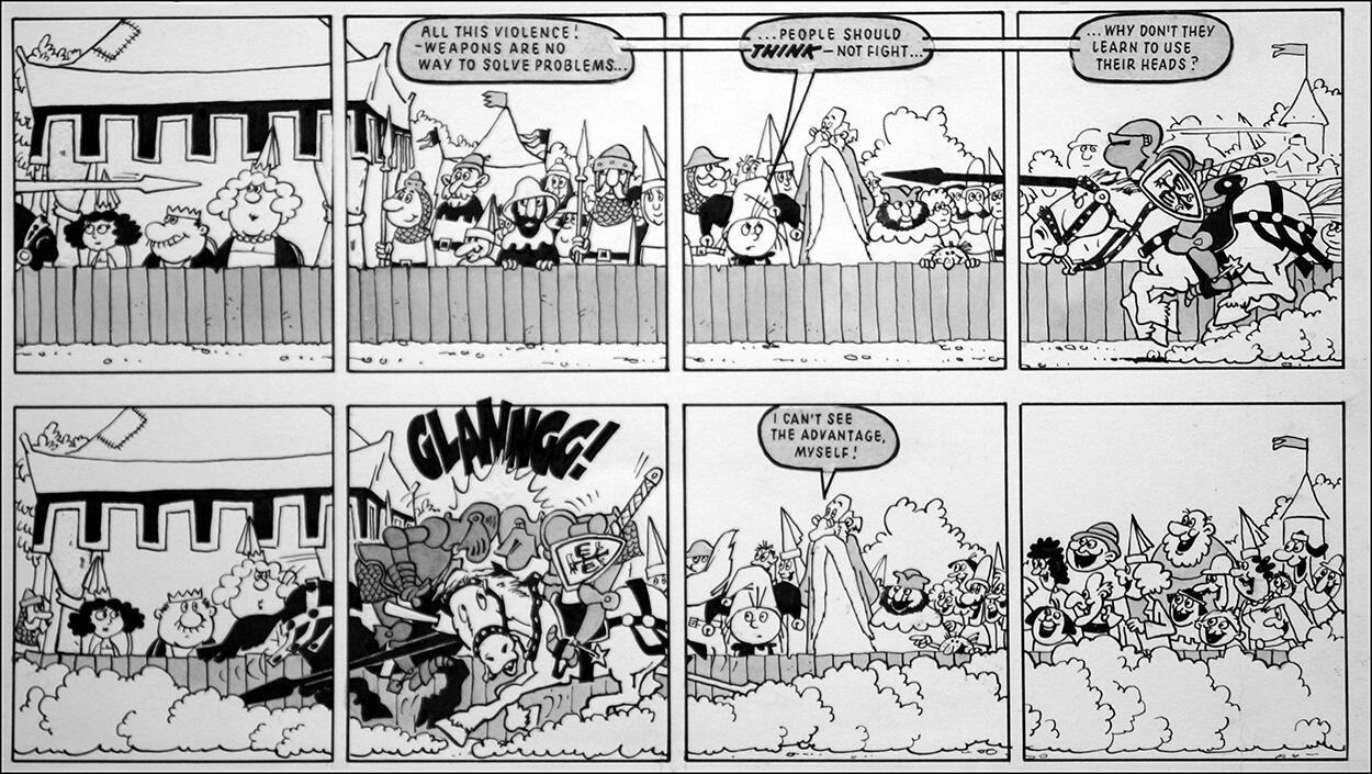 Alias the Jester: Use Your Head art by Arthur Ranson