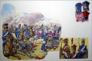 Warriors of the World - The Uhlans art by Patrick Nicolle