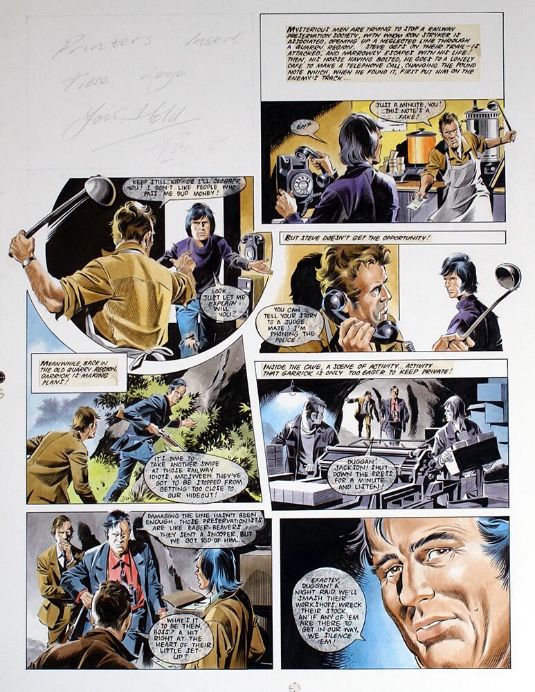 Follyfoot art issue 6 page 24 art by Mike Noble