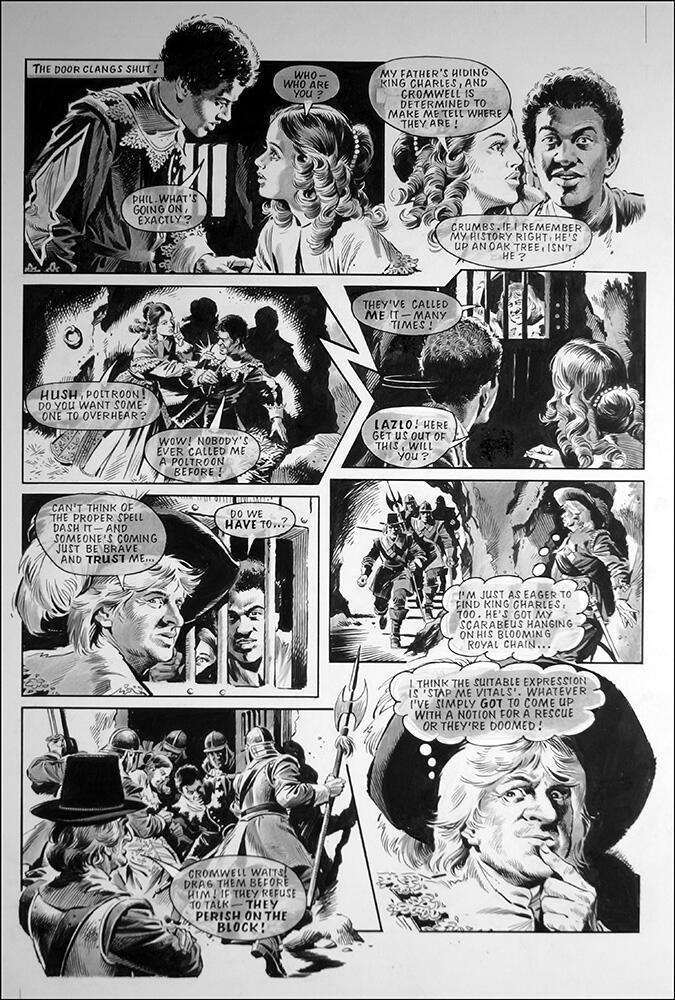 2nd page of episode art by Mike Noble