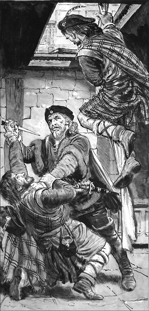 Friend or Foe? art by Clive Uptton
