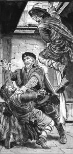 Friend or Foe? art by Clive Uptton