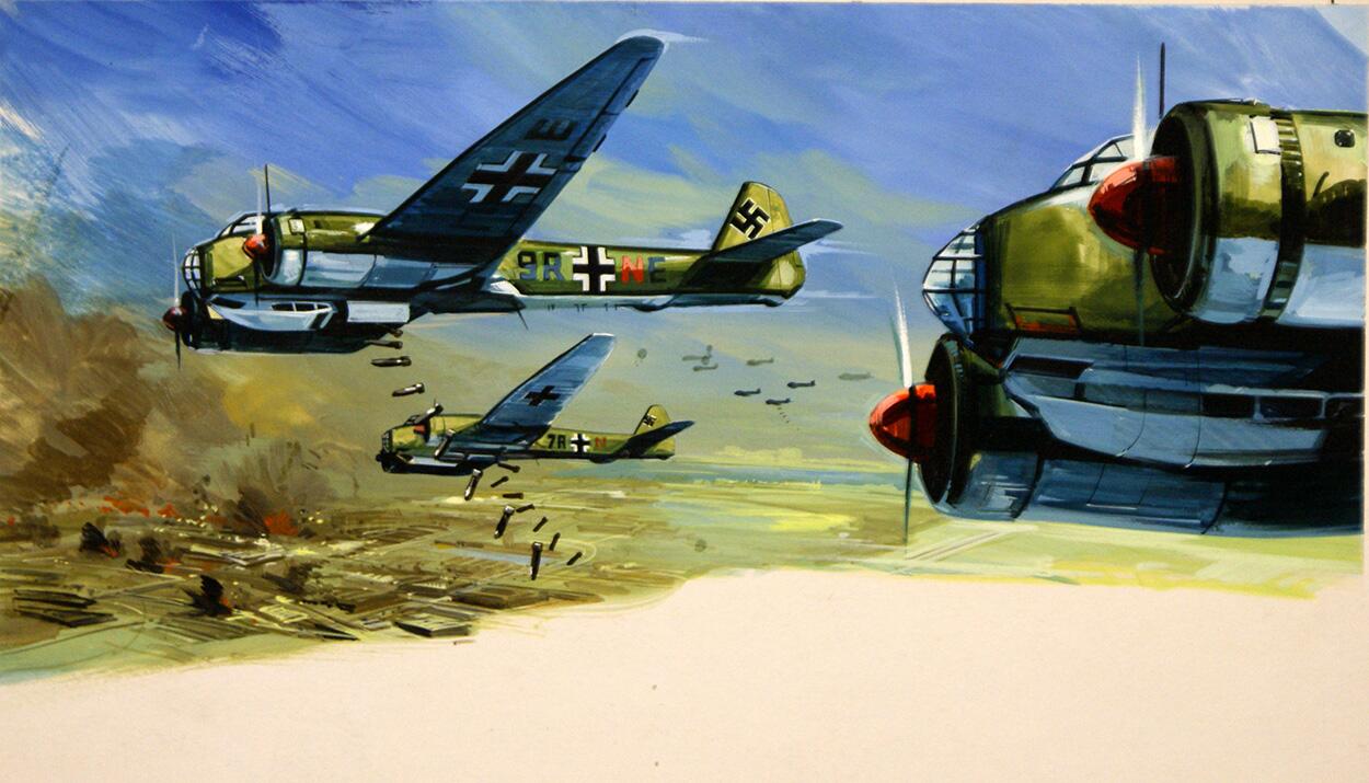 Holland 14th May 1940 art by Gerry Wood