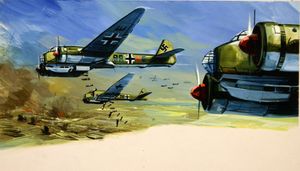 Holland 14th May 1940 art by Gerry Wood