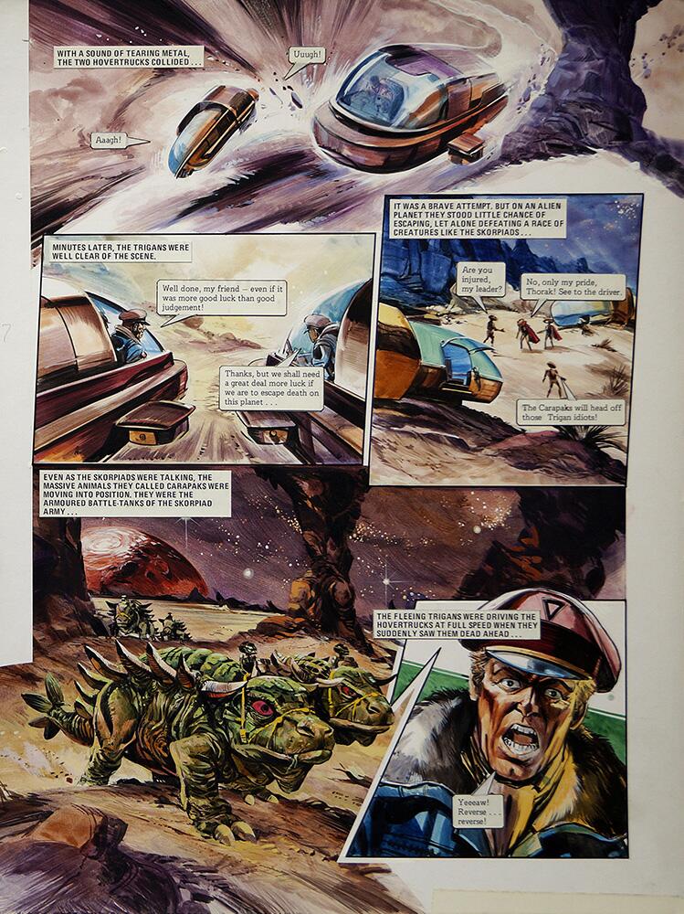 Right Hand Page art by Gerry Wood