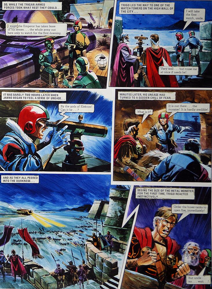 Right Hand Page art by Gerry Wood