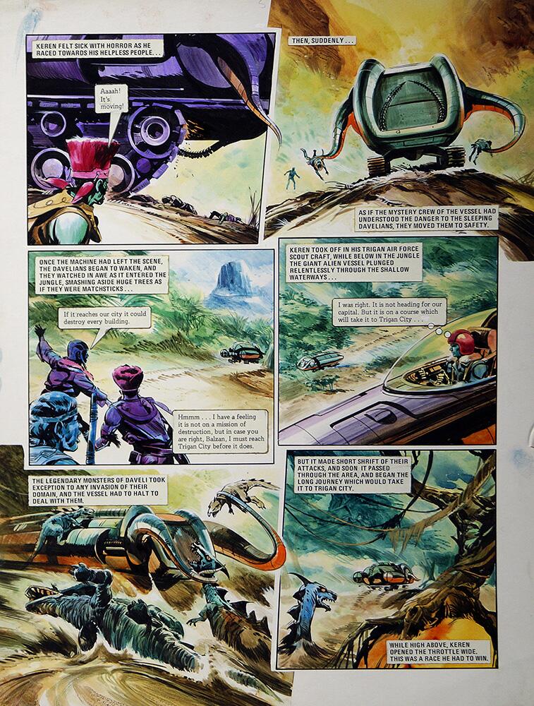 Right Hand Page art by Gerry Wood
