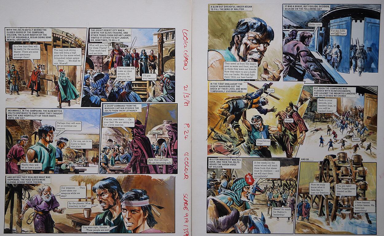 Over-Powered from 'The War of The Zolts' (TWO pages) art by Gerry Wood