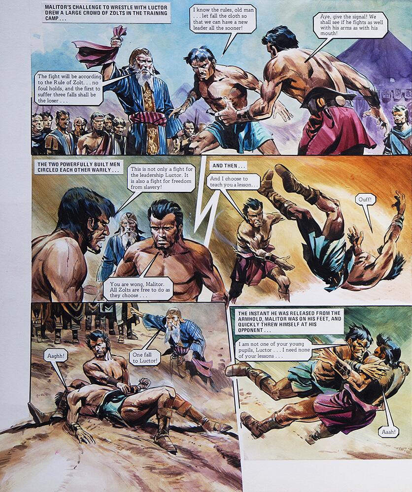 Left Hand Page art by Gerry Wood