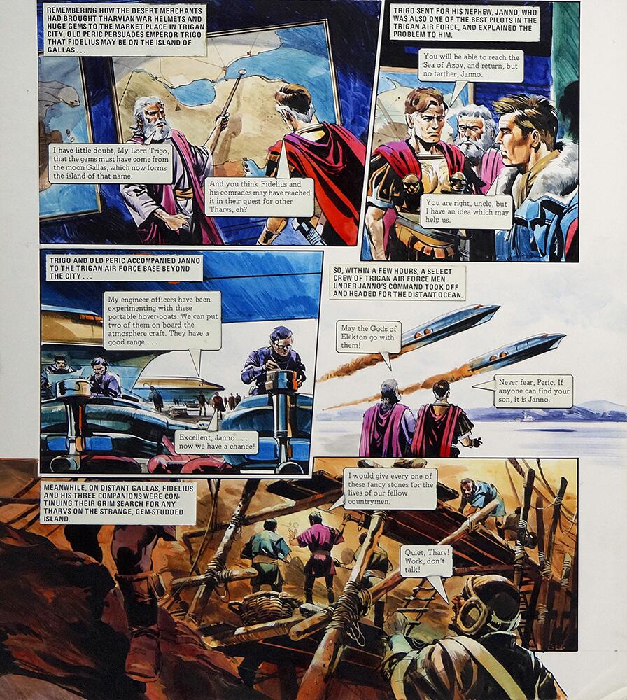 Left Hand Page art by Gerry Wood
