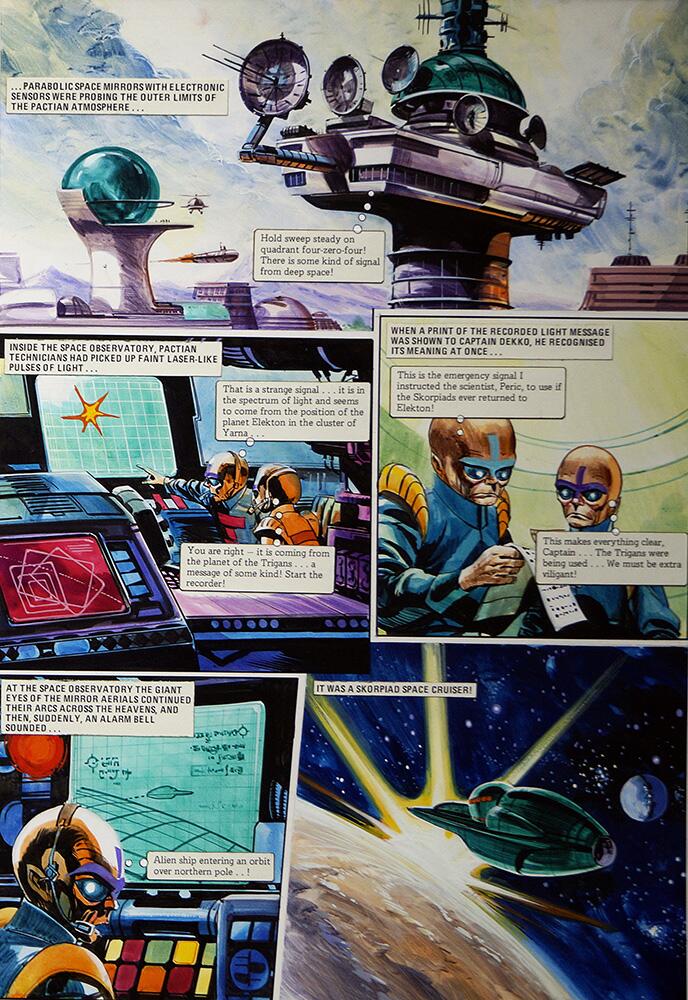 Right Hand Page art by Gerry Wood