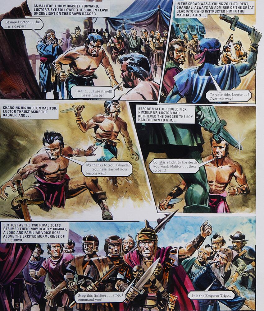 Left Hand Page art by Gerry Wood