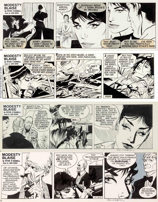 The Art of John M Burns (illustrators Special #8) by Barry Coker, Peter Richardson