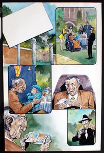 Al's Baby: A Family Meeting art by Carlos Ezquerra