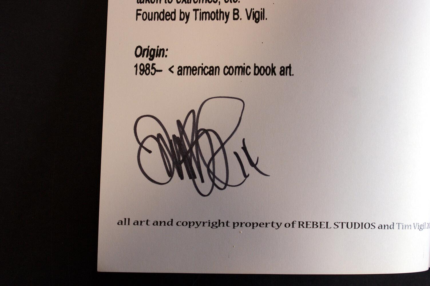 Signature, Dyna-Pop Revolt: The Art Of Tim Vigil