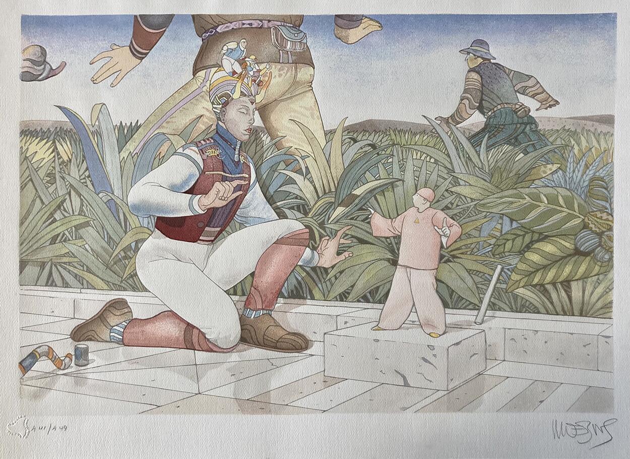 Full Print with signature art by Moebius (Jean Giraud)