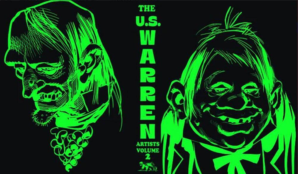 slipcase front + back, The US Warren Artists Vol. 2 SLIPCASED (Illustrators Special #20 )