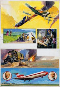 The Story of Rolls Royce art by Severino Baraldi