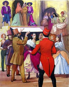 Bizet's Carmen art by Ralph Bruce